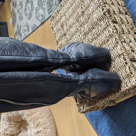 Aldo leather wedge boots - Picture 5 of 8